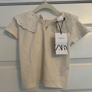 Cream Zara toddler top